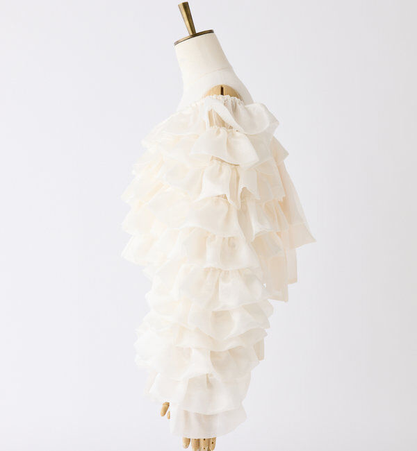  「【Dreamy collection】オーガンジーフリルブラウス」|シャツ・ブラウス|