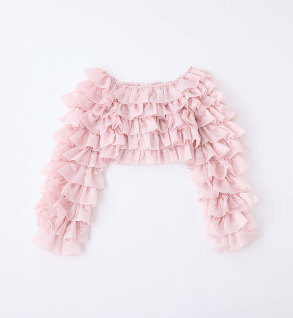  「【Dreamy collection】オーガンジーフリルブラウス」|シャツ・ブラウス|