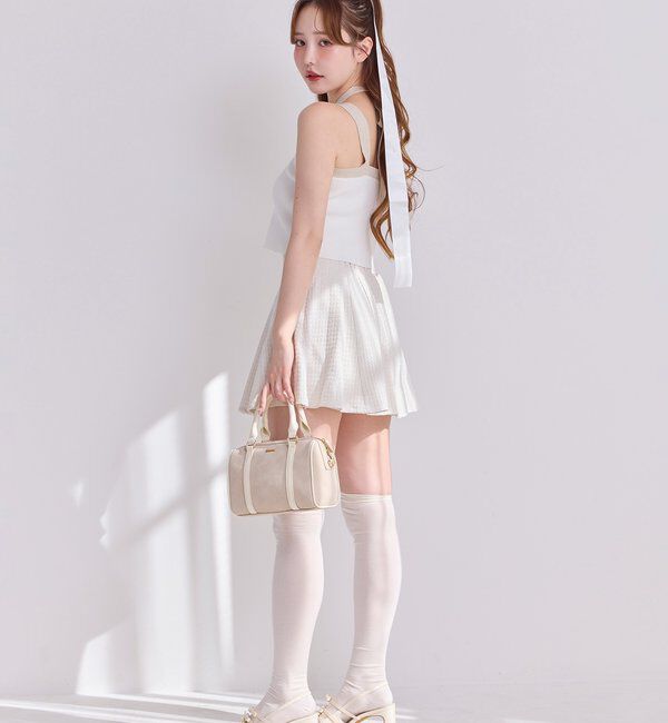  「セット対応/配色ラメニットビスチェ」|ニット・セーター|