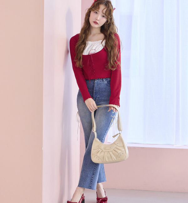  「ビッグリボンポインテッドパンプス」|その他|