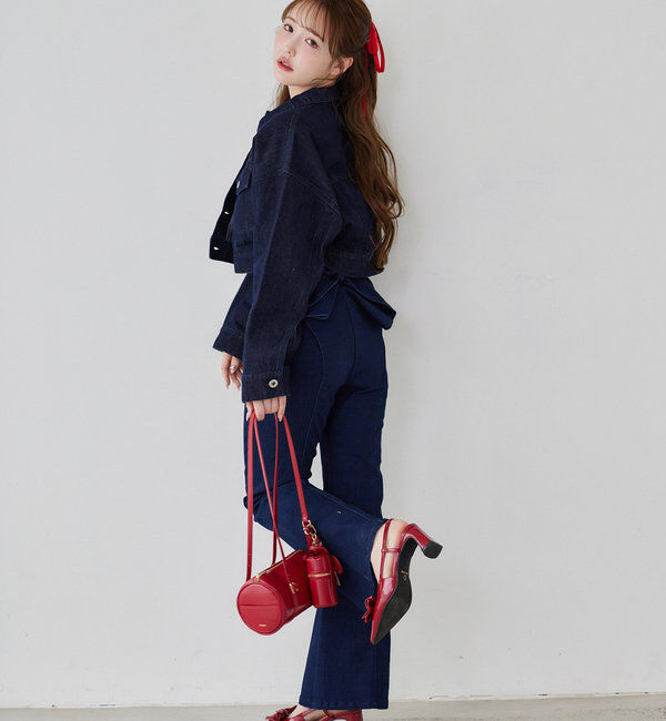  「ビッグリボンポインテッドパンプス」|その他|