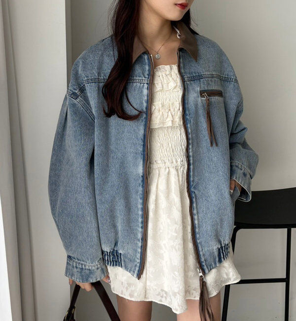  「セットアップ対応/パイピングジャケット」|ダウンベスト・ベスト|