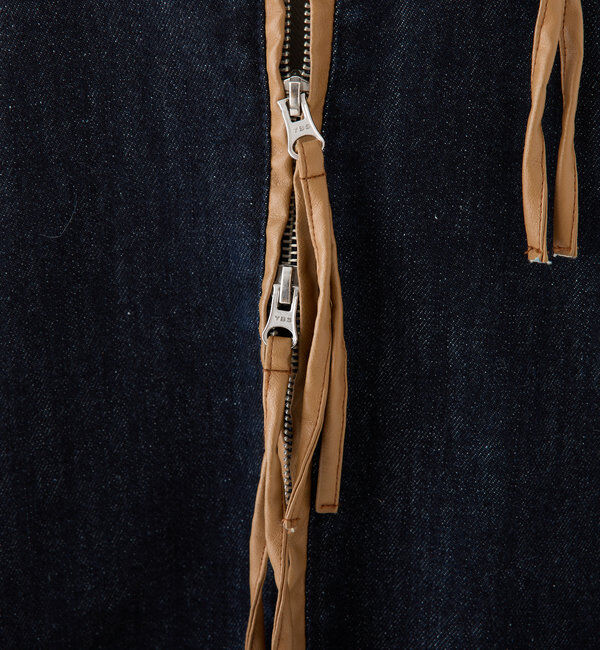  「セットアップ対応/パイピングジャケット」|ダウンベスト・ベスト|