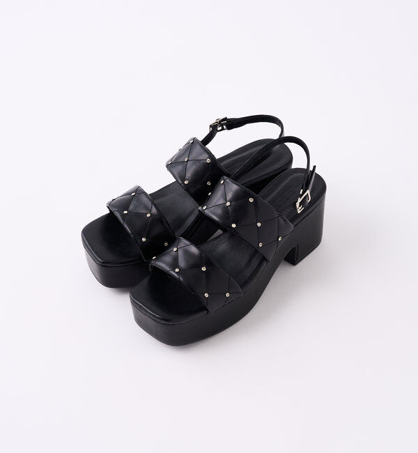  「【前田大翔さんyoutubeセレクトアイテム】ビジュースタッズキルトサンダル」|その他|