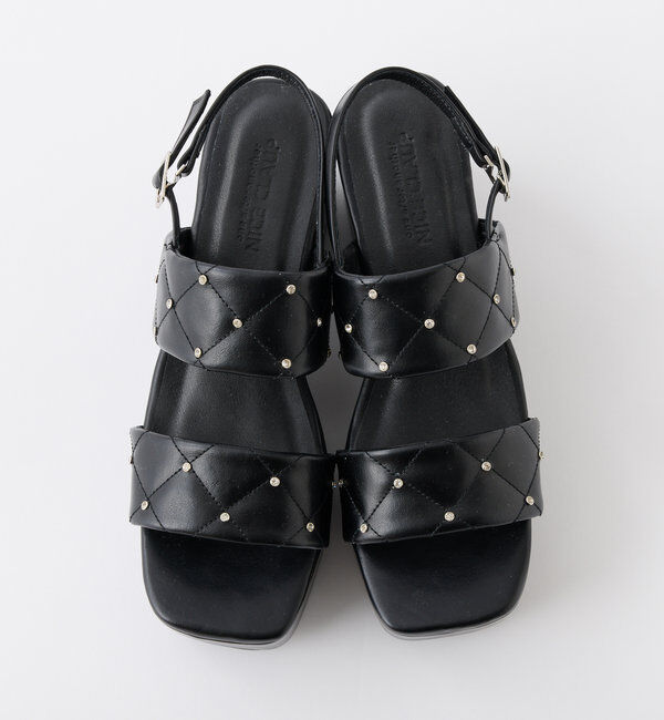  「【前田大翔さんyoutubeセレクトアイテム】ビジュースタッズキルトサンダル」|その他|