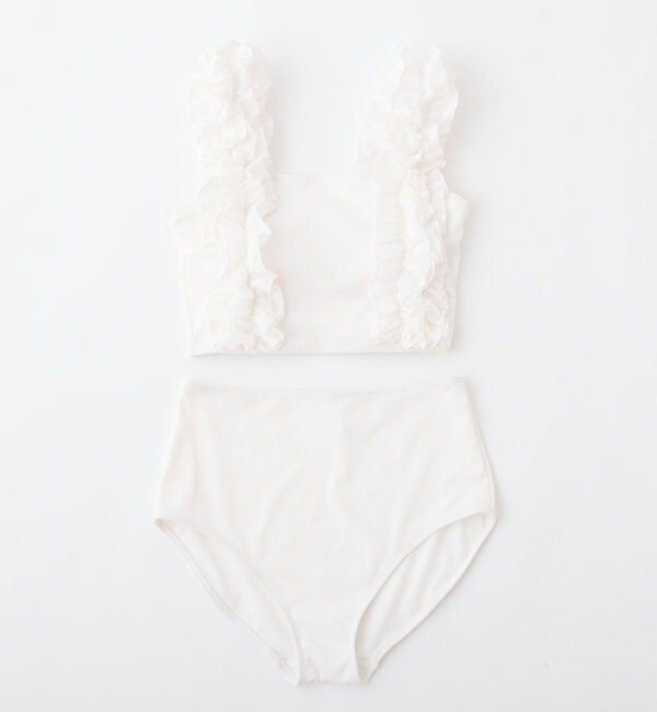  「swimwear/綿レースフリル(3点セット)」|その他|