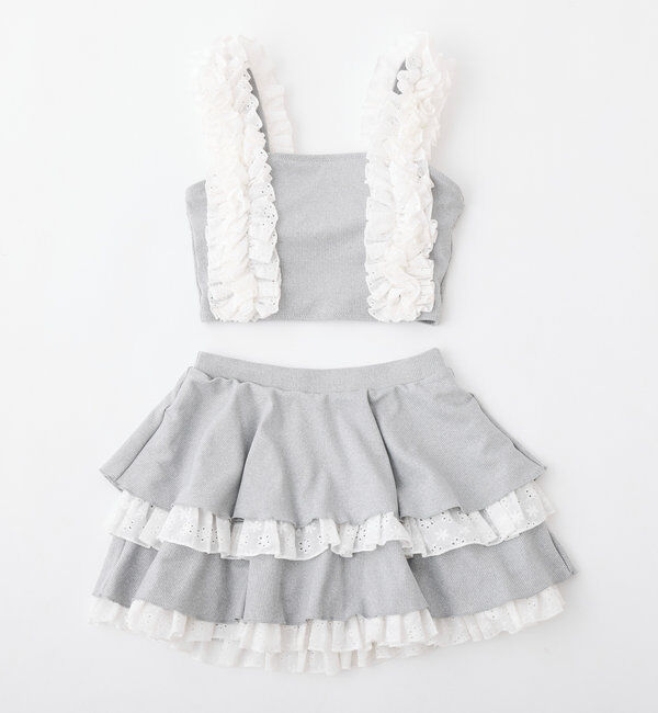  「swimwear/綿レースフリル(3点セット)」|その他|