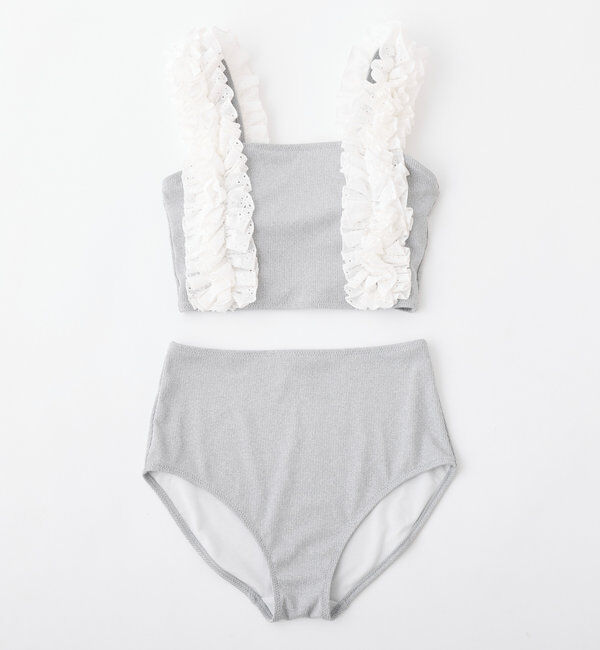  「swimwear/綿レースフリル(3点セット)」|その他|