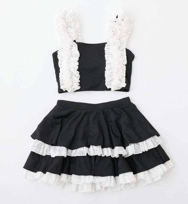  「swimwear/綿レースフリル(3点セット)」|その他|