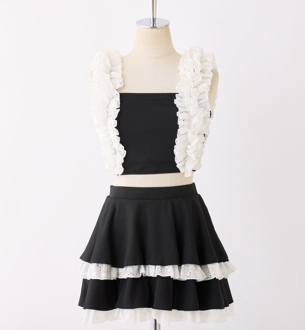  「swimwear/綿レースフリル(3点セット)」|その他|