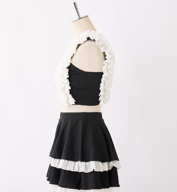  「swimwear/綿レースフリル(3点セット)」|その他|