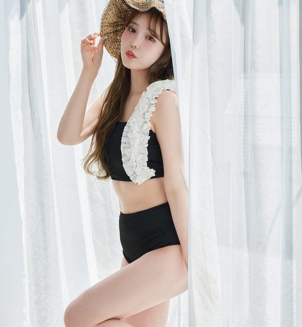  「swimwear/綿レースフリル(3点セット)」|その他|