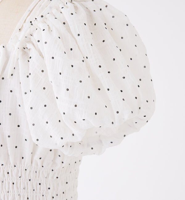  「【全骨格細見え】半袖シャーリングワンピ」|ワンピース|