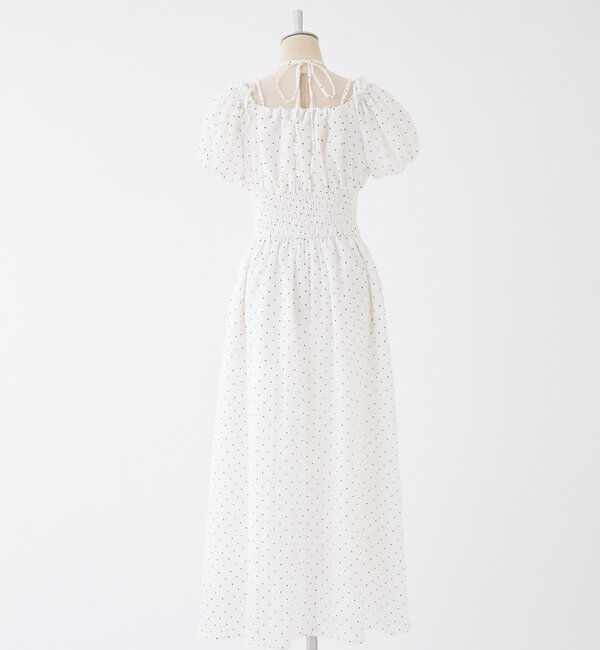  「【全骨格細見え】半袖シャーリングワンピ」|ワンピース|