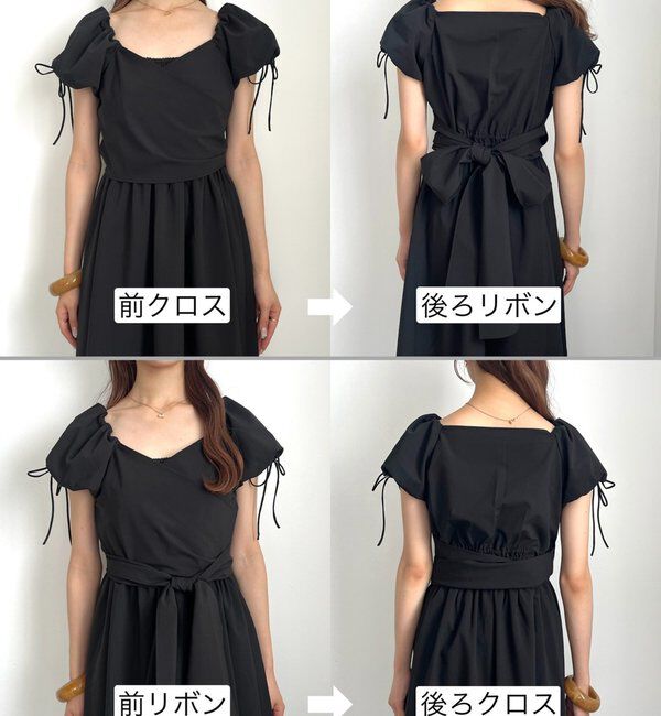  「マルチセットワンピ/ブラウス＋キャミワンピ」|ワンピース|