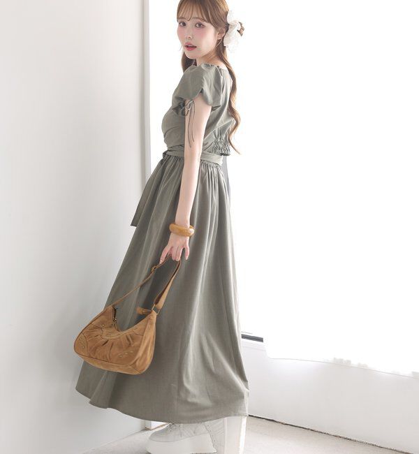  「マルチセットワンピ/ブラウス＋キャミワンピ」|ワンピース|