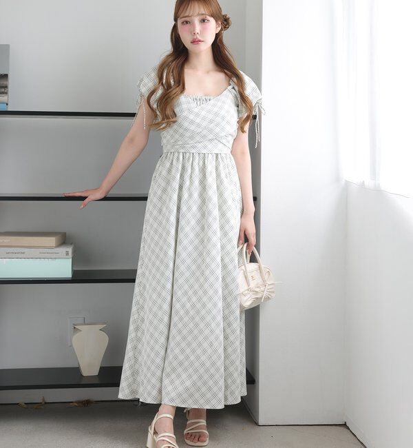  「マルチセットワンピ/ブラウス＋キャミワンピ」|ワンピース|ホワイト系その他