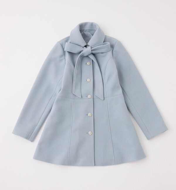  「【SＭサイズあり】リボン取り外し可能ミドルコート」|その他|