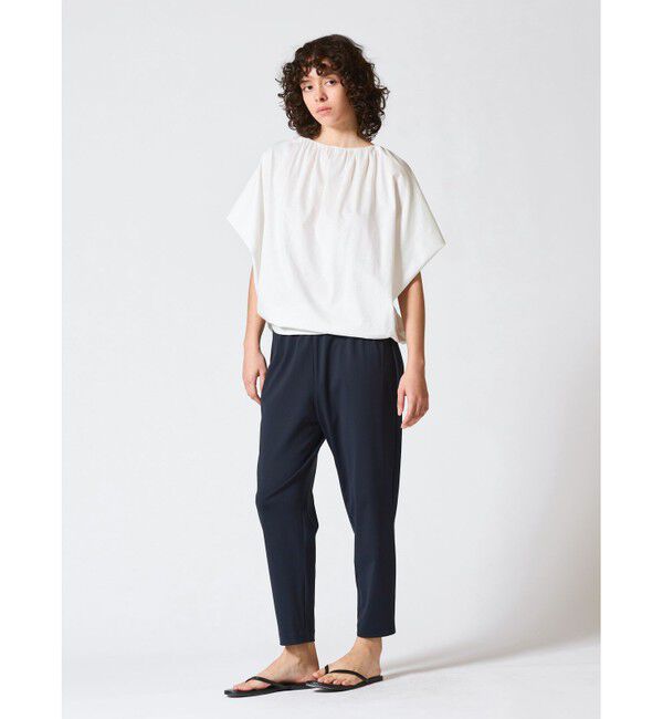 mizuiro ind「mizuiro ind ストレッチレギンス」|スラックス|ネイビー