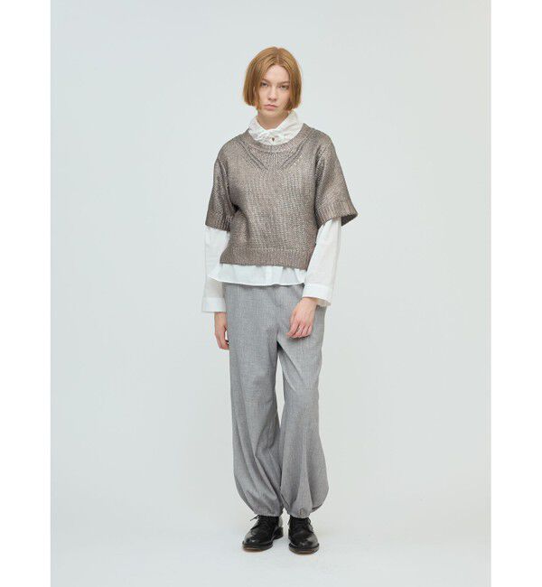 mizuiro ind「mizuiro ind タックヘムコクーンパンツ」|その他|