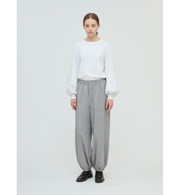 mizuiro ind「mizuiro ind タックヘムコクーンパンツ」|その他|