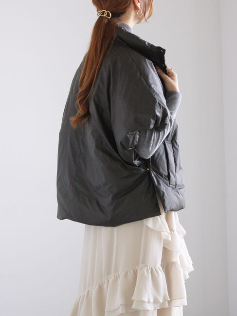 Te chichi「コーティングタフタスリーブレスジャケット」|ダウンベスト・ベスト|