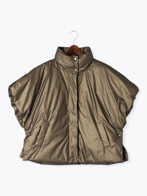 Te chichi「コーティングタフタスリーブレスジャケット」|ダウンベスト・ベスト|