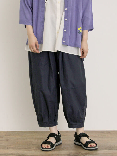 Samansa Mos2「裾タックテーパードパンツ」|その他|