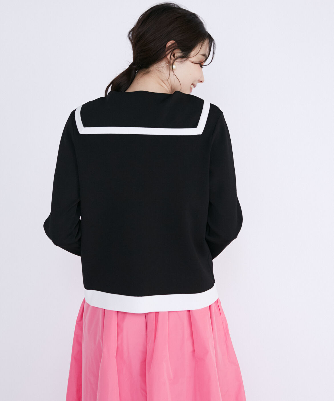 Maglie le cassetto「セーラーカラージップカーディガン」|カーディガン|