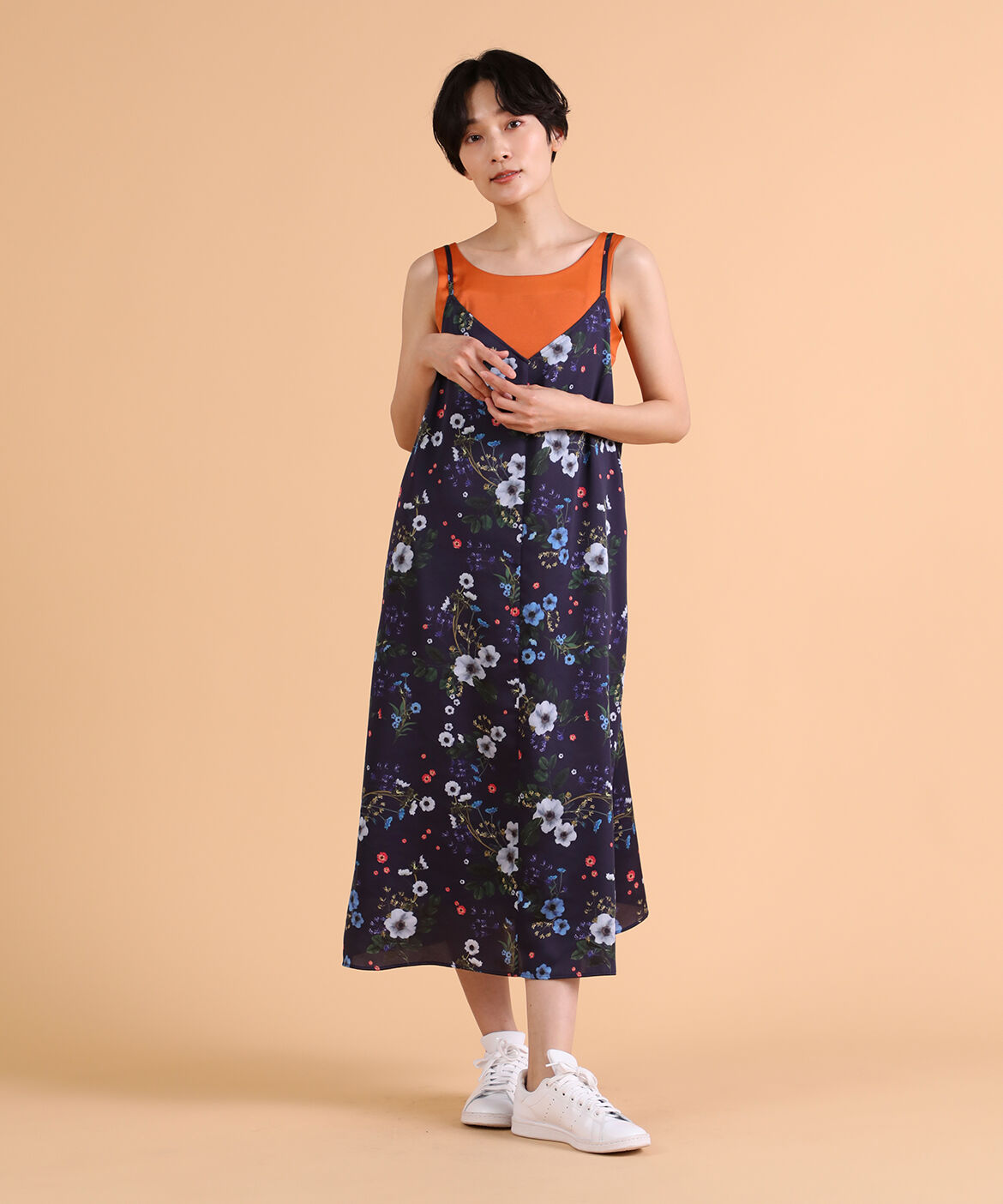 DAY by DAY it&rsquo;s international「サテン切り替えタンクトップ《スビン綿MIXフライス》」|タンクトップ|