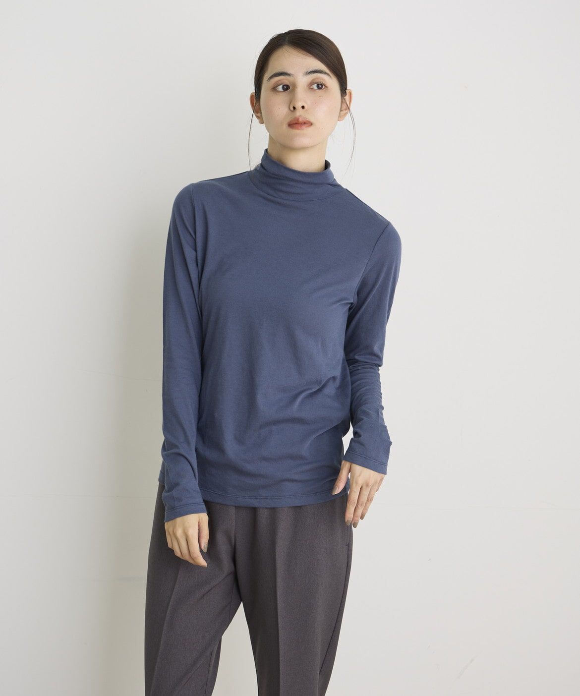 I.T.'S international「ハイネックシアーカットソー」|Tシャツ・カットソー|