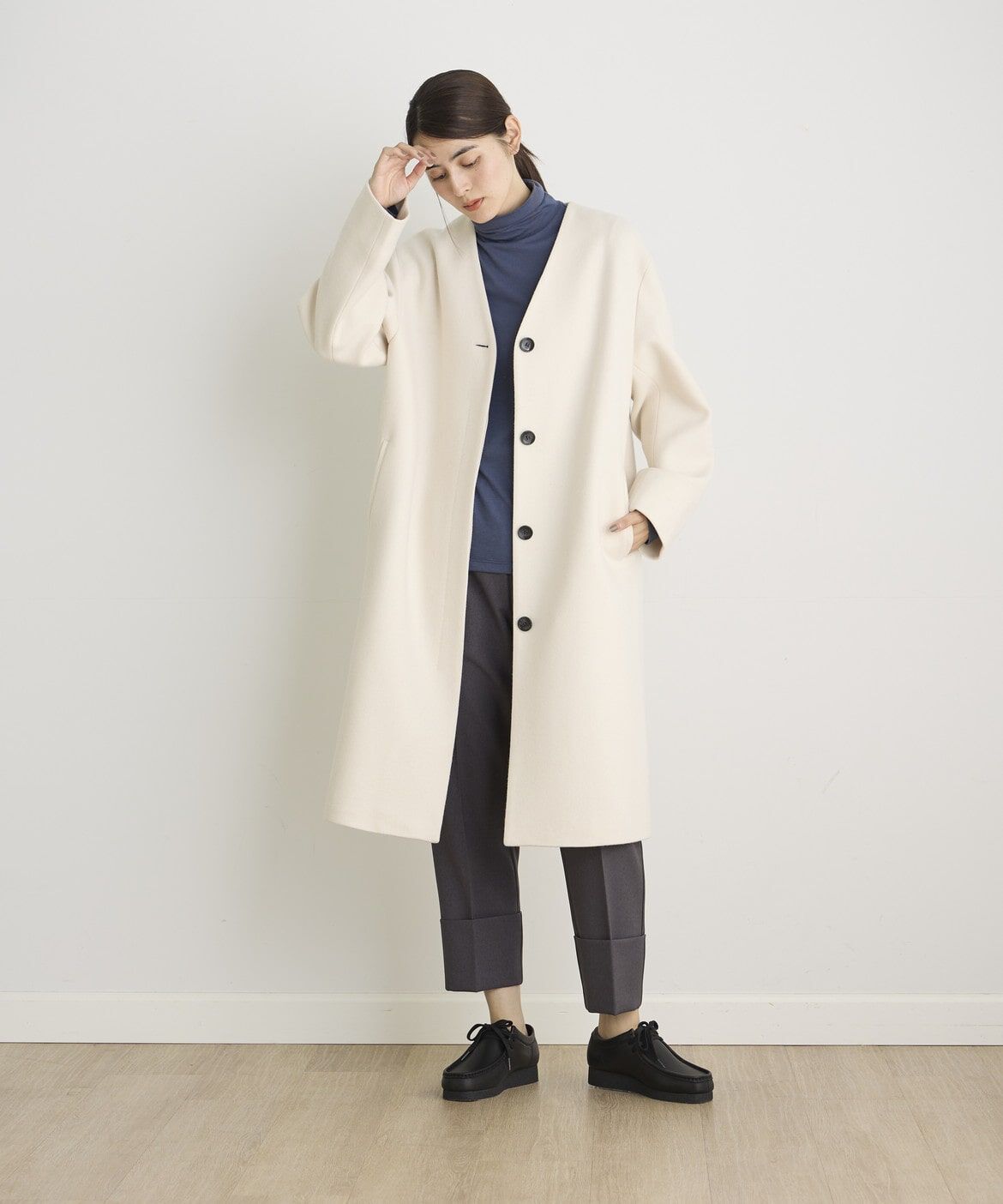 I.T.'S international「ハイネックシアーカットソー」|Tシャツ・カットソー|