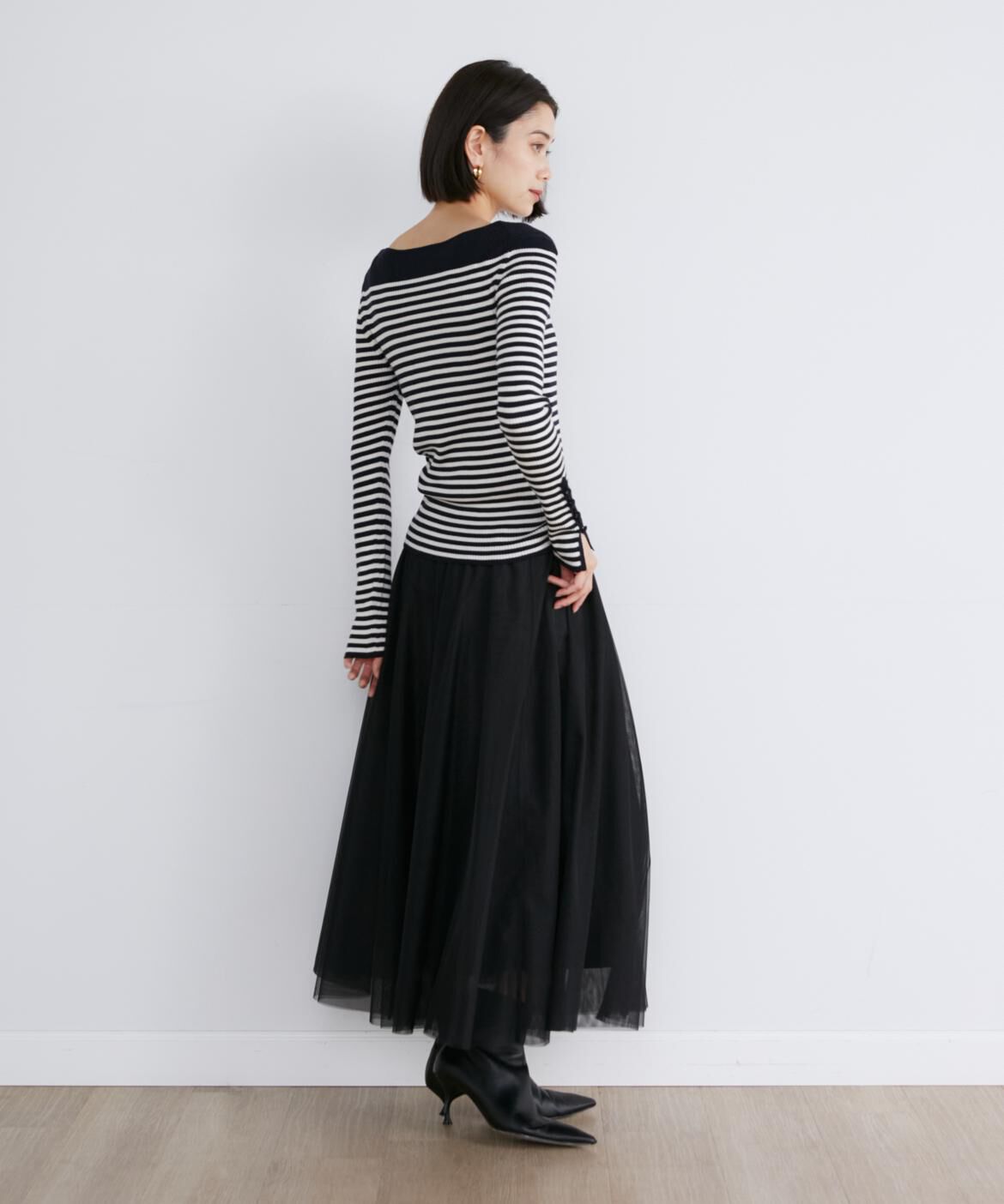 INED「ウールリブセーター」|ニット・セーター|