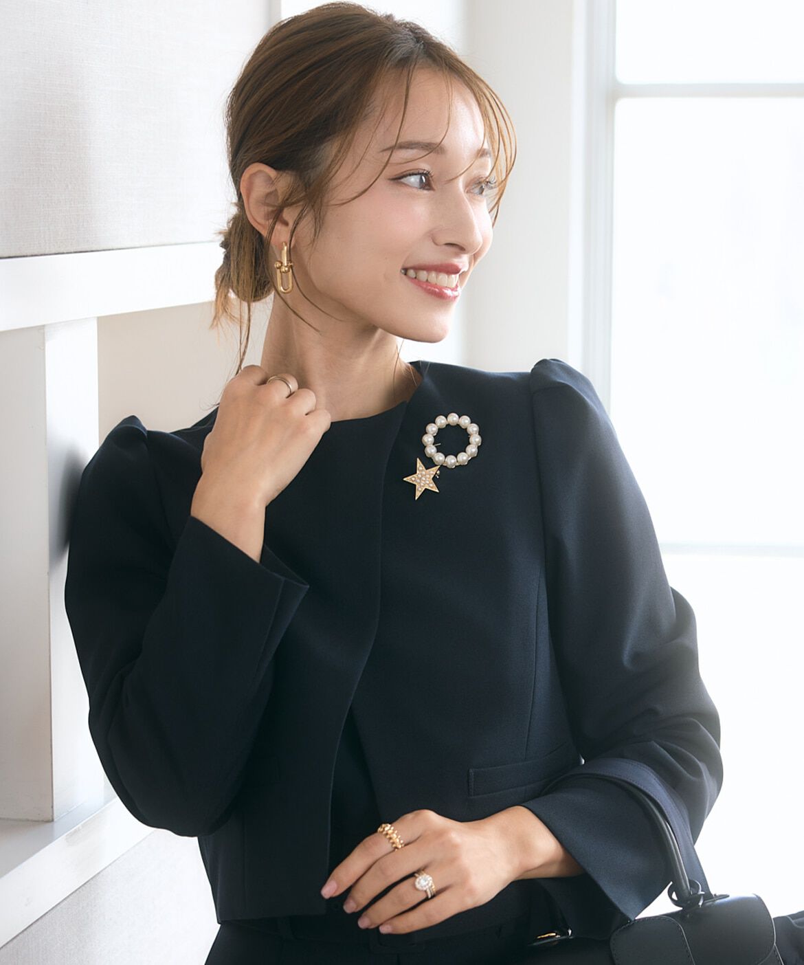 Maglie le cassetto「《M Maglie le cassetto&times;吉田理紗》アシメショートジャケット」|その他|