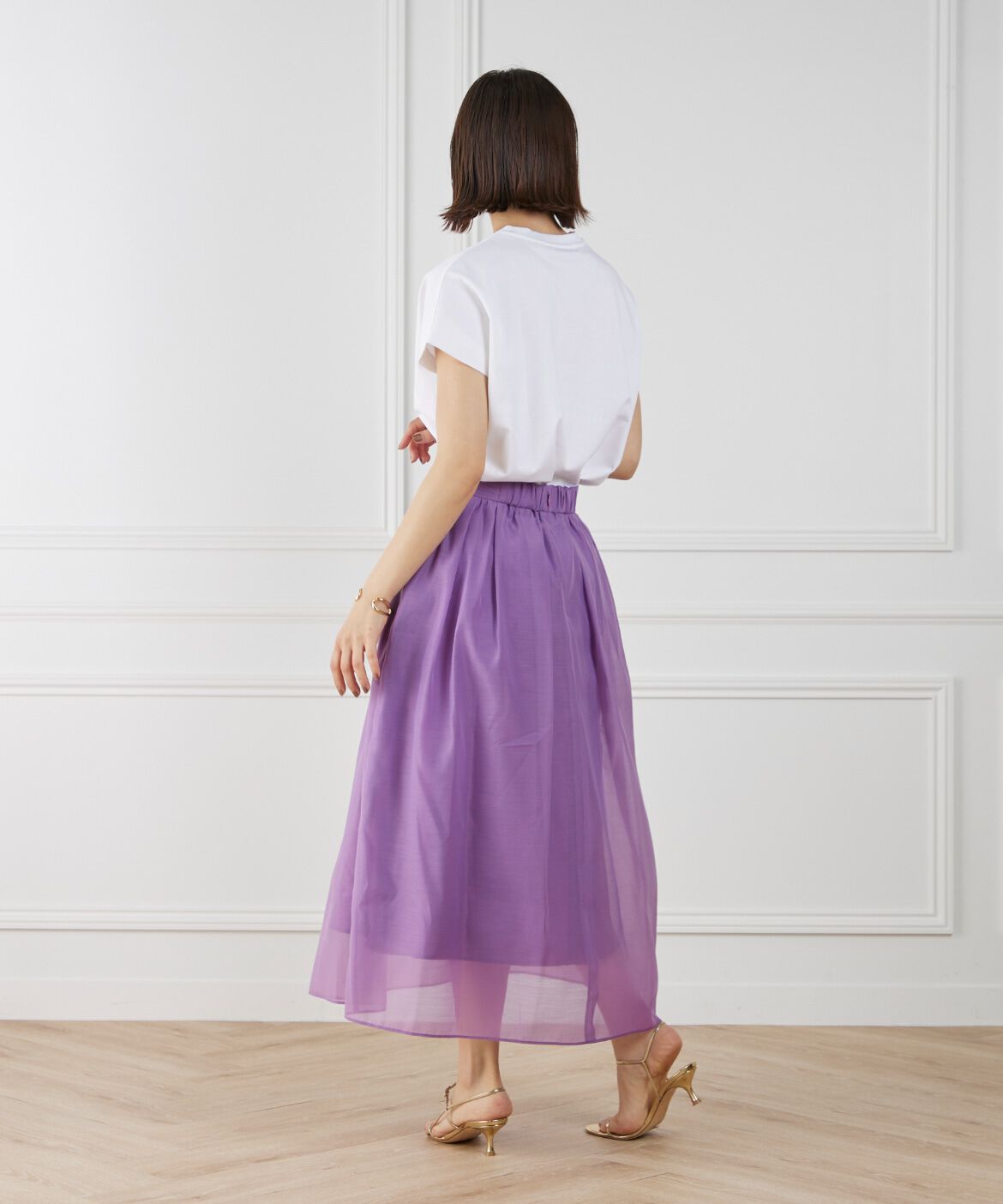 INED「《WEB限定》フレンチスリーブカットソー」|Tシャツ・カットソー|