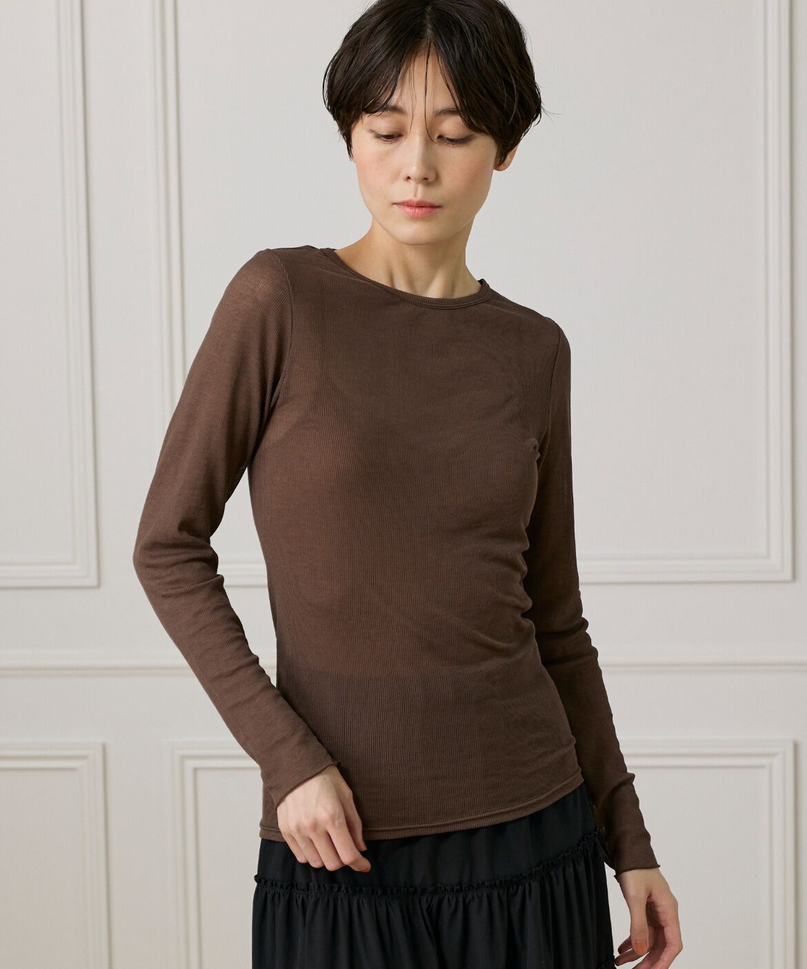 DAY by DAY it&rsquo;s international「シアーテレコクルーネックプルオーバー」|Tシャツ・カットソー|