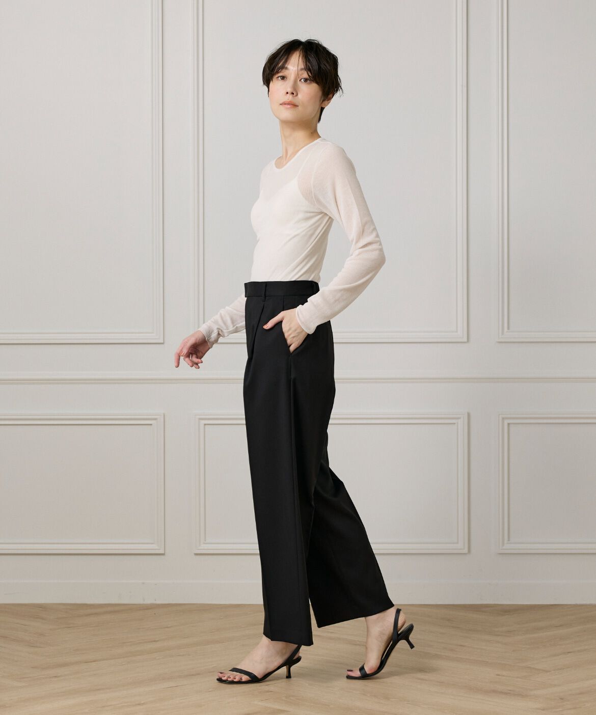 DAY by DAY it&rsquo;s international「シアーテレコクルーネックプルオーバー」|Tシャツ・カットソー|