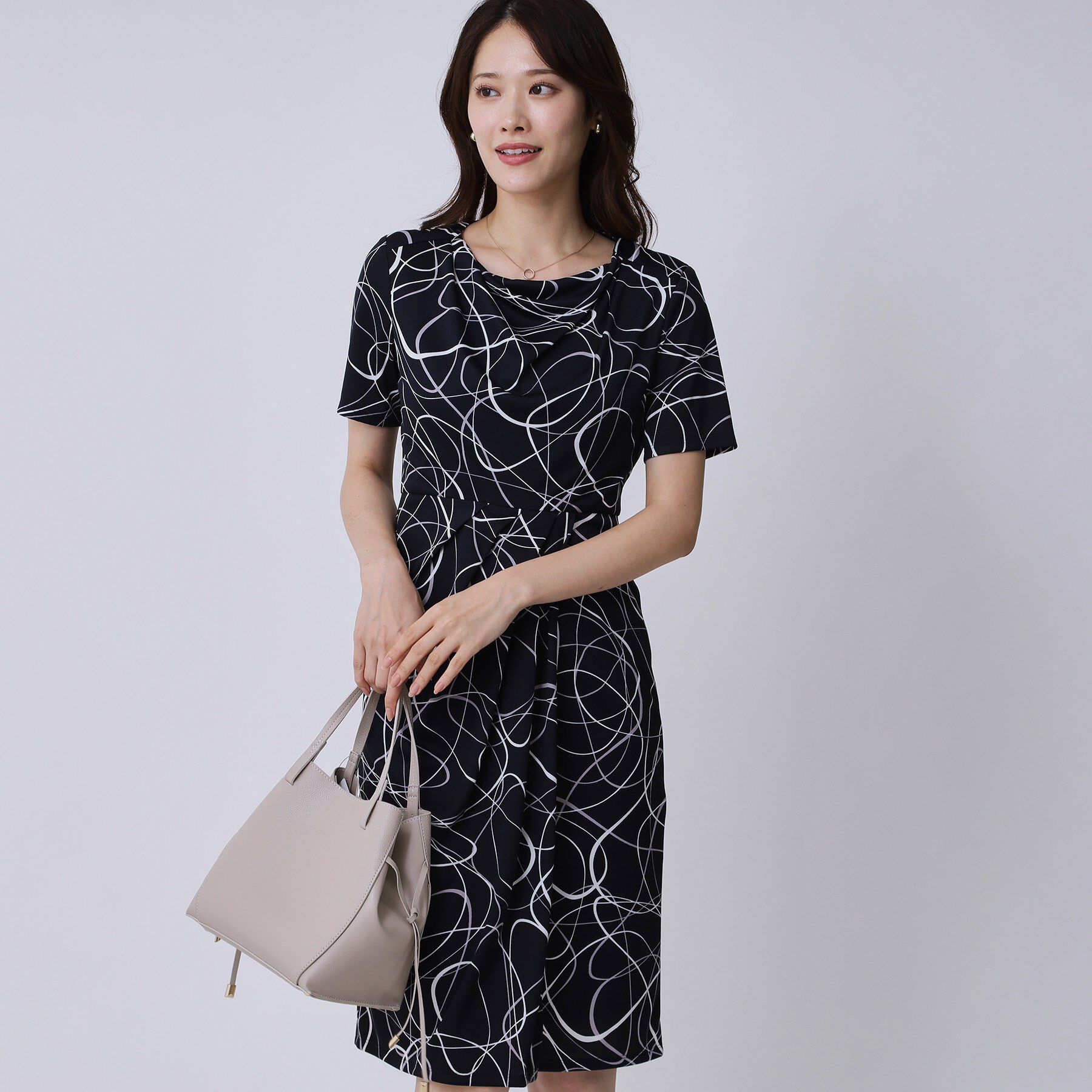 COUP DE CHANCE「【手洗い可／日本製】ジャージ素材タイトワンピース」|ワンピース|