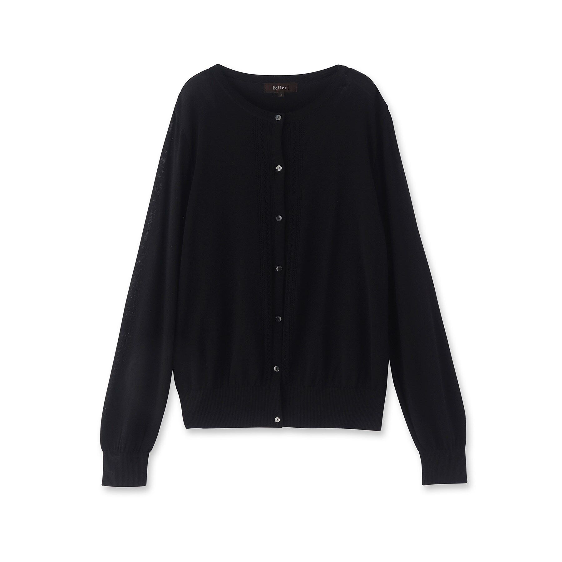 Reflect「【SALE／洗える／法事でも使える】涼しげカーディガン」|カーディガン|