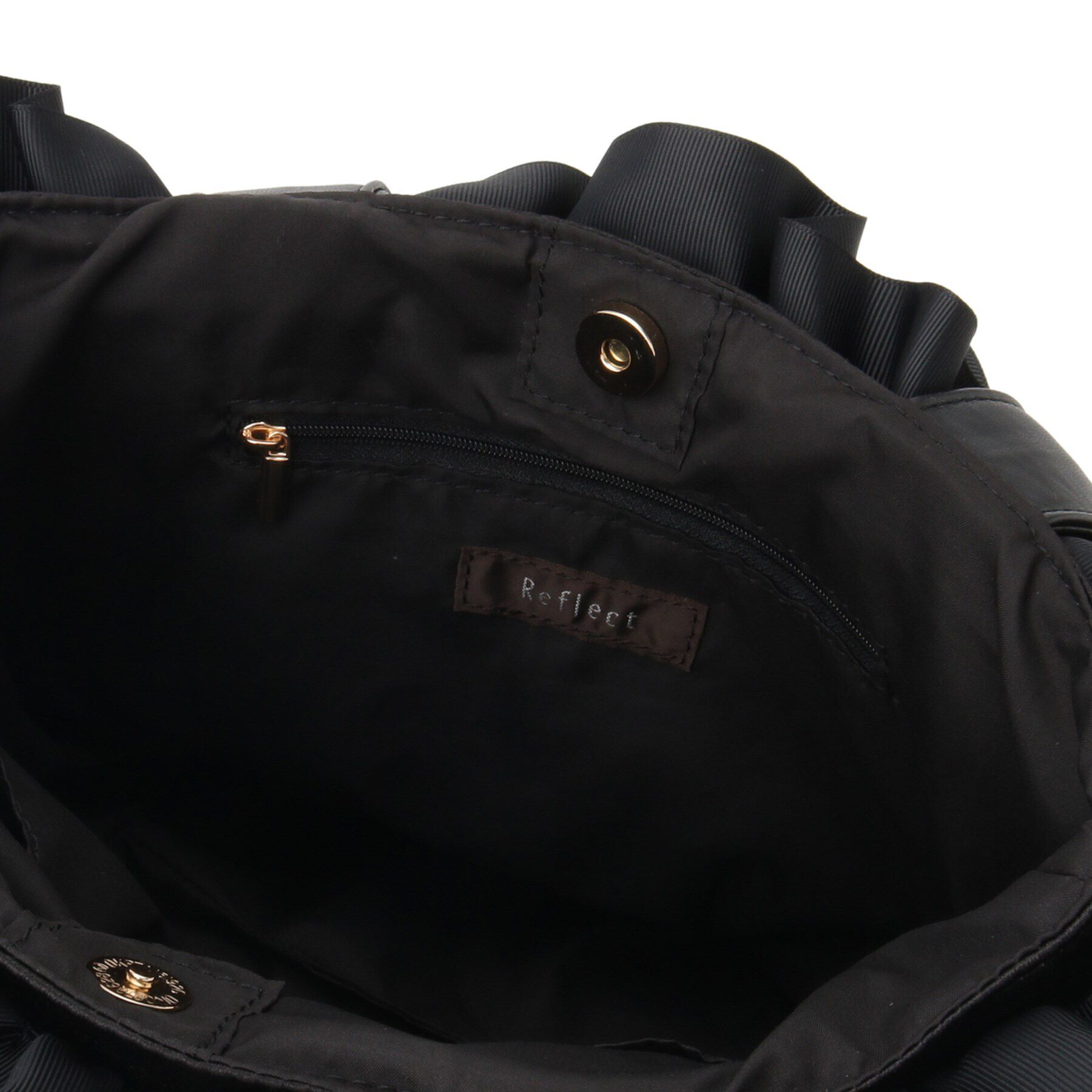 Reflect「サテンフリルバッグ」|トートバッグ|