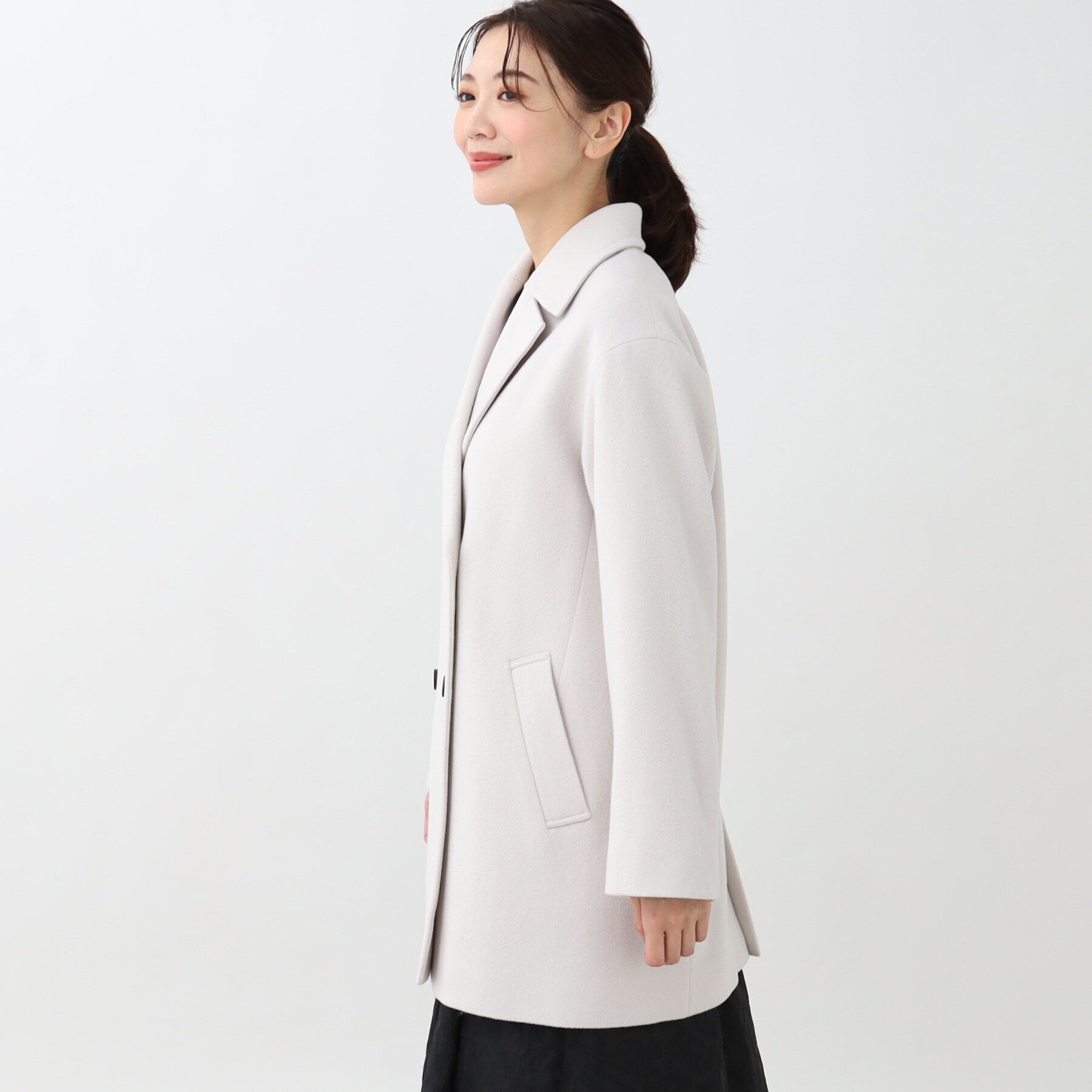 Reflect「【トレンドアイテム！】ミドル丈ピーコート」|ピーコート|