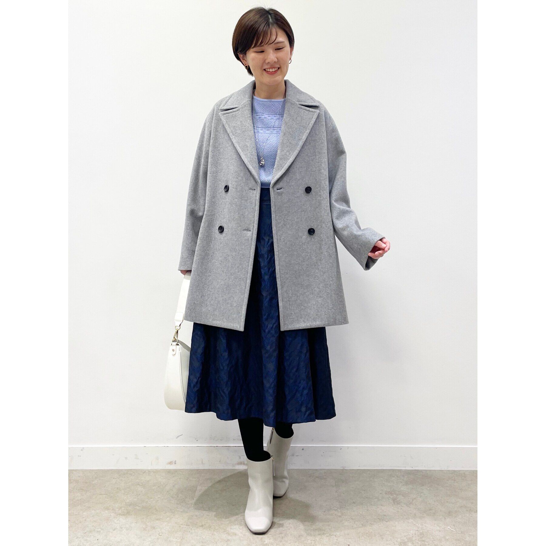 Reflect「【トレンドアイテム！】ミドル丈ピーコート」|ピーコート|