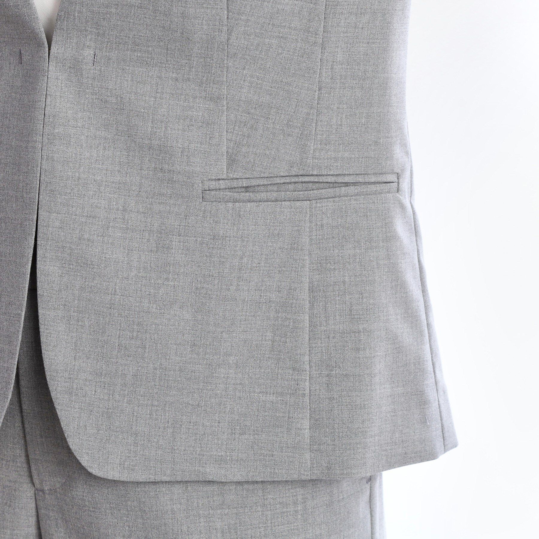 Reflect「【洗える／セットアップ可】ノーカラージャケット」|ノーカラージャケット|