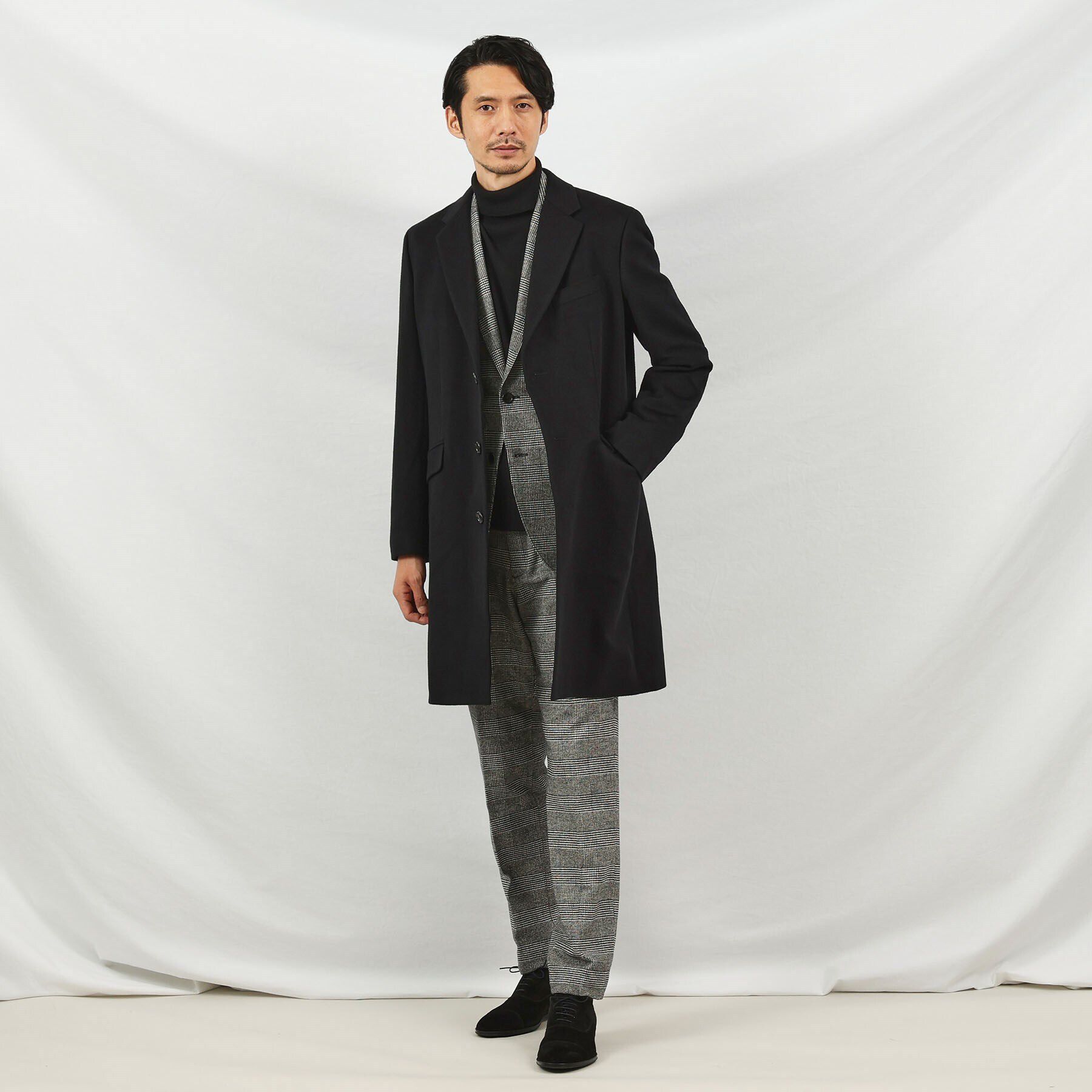 TAKEO KIKUCHI「ウールカシミヤブレンド チェスターコート」|その他|