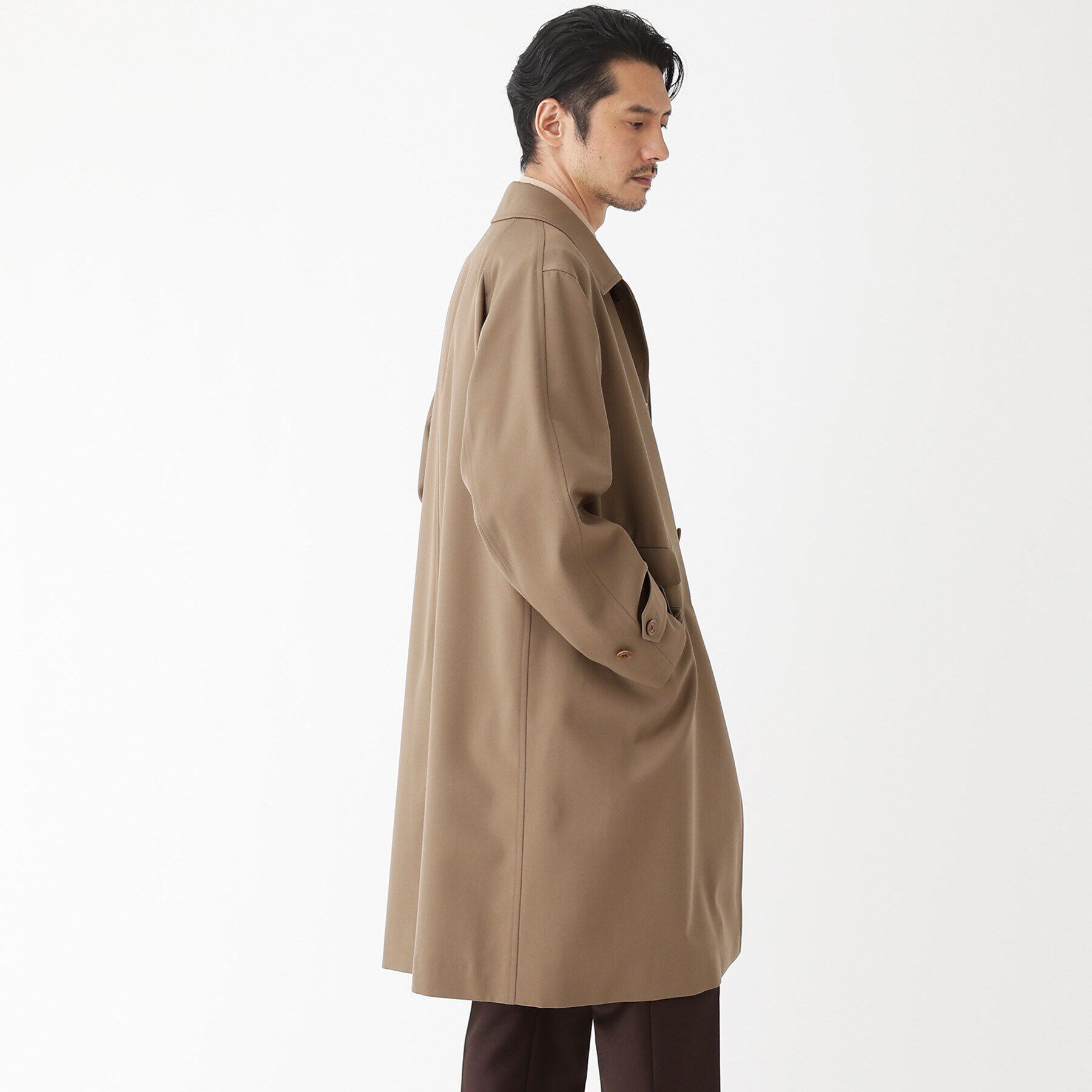 TAKEO KIKUCHI「【THE FLAGSHIP】ヴィンテージギャバジン ステンカラー コート」|ステンカラーコート|