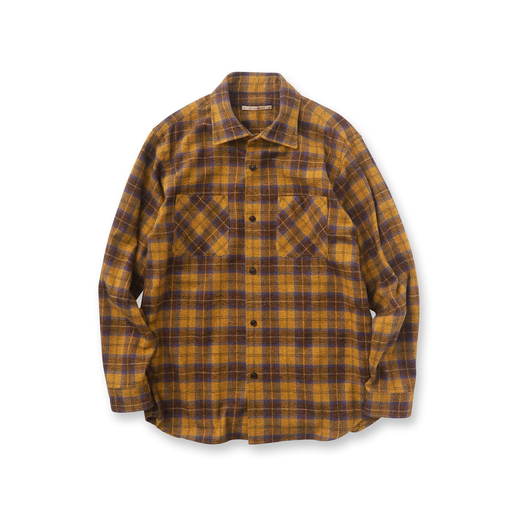 40CARATS&525「撚杢チェックシャツ」|シャツ・ブラウス|