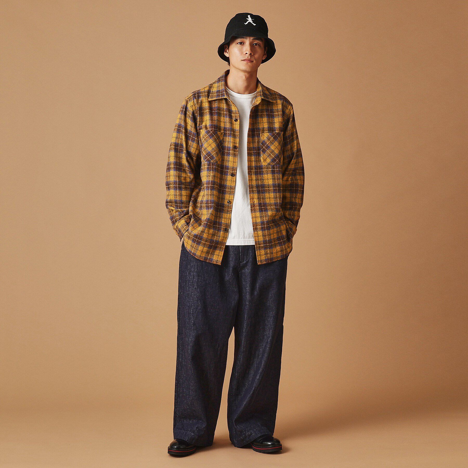 40CARATS&525「撚杢チェックシャツ」|シャツ・ブラウス|