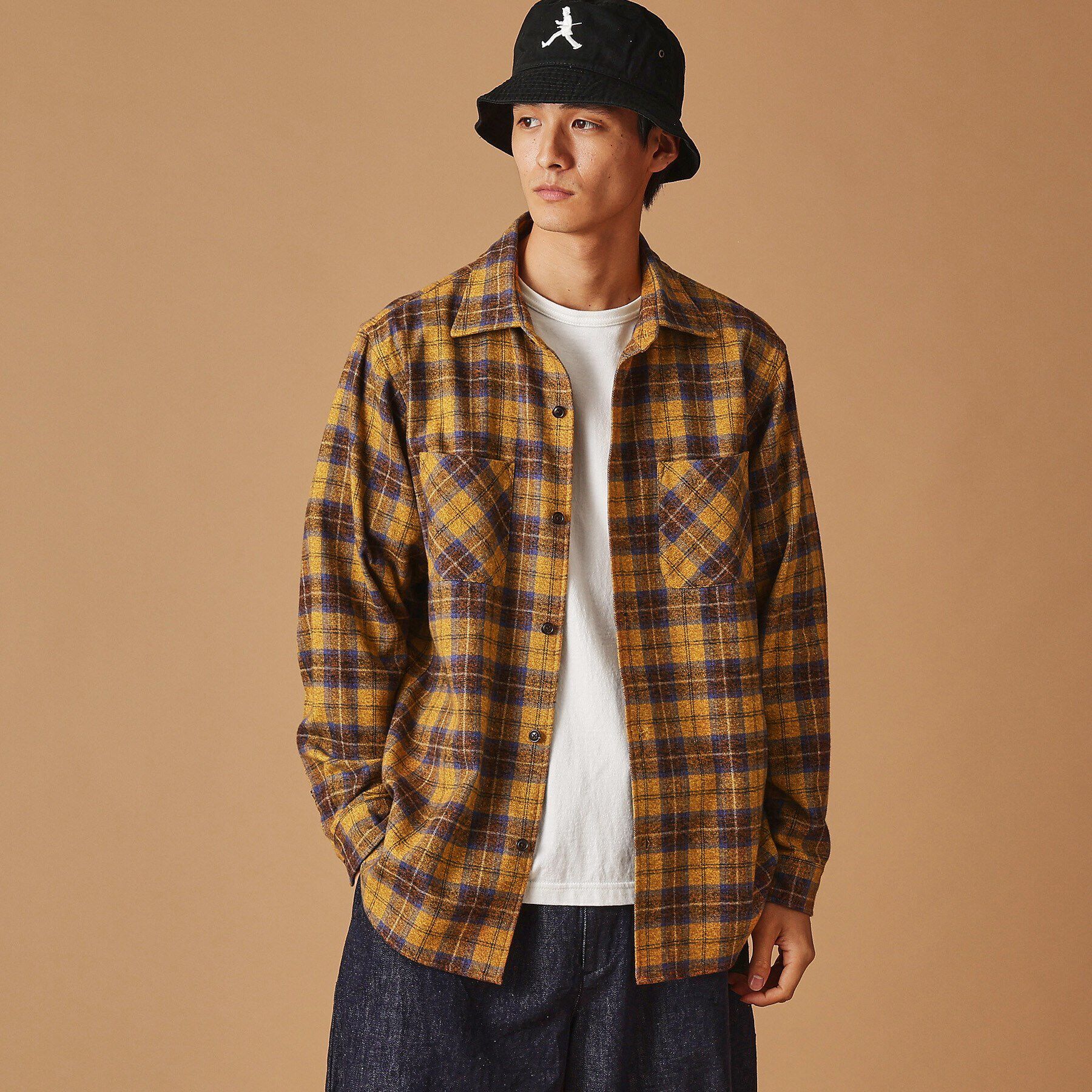 40CARATS&525「撚杢チェックシャツ」|シャツ・ブラウス|ﾏｽﾀｰﾄﾞ(933)