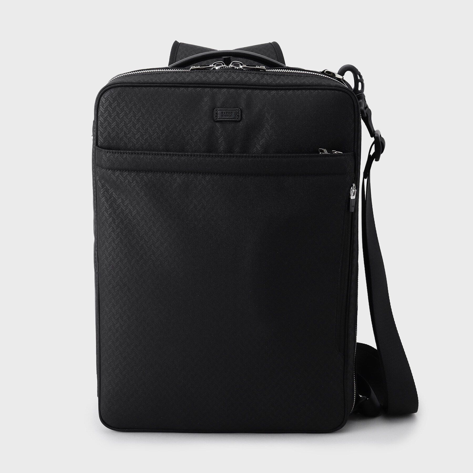 TAKEO KIKUCHI「【3WAY/15インチPC対応】ヒートエンボス矢絣柄 バッグ」|リュック|