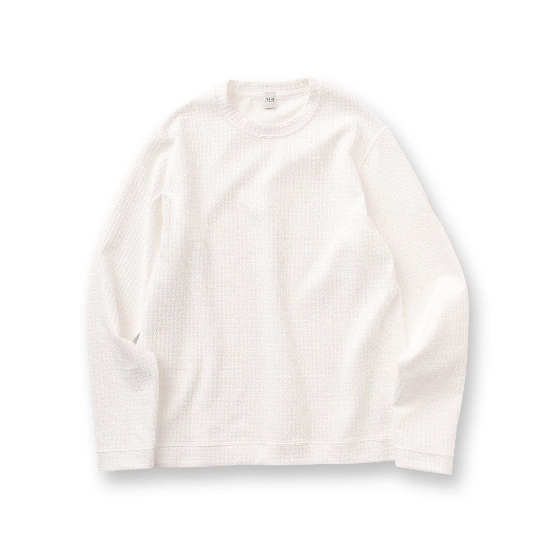 TAKEO KIKUCHI「【Made in JAPAN】千鳥柄 ストレッチ プルオーバー」|Tシャツ・カットソー|